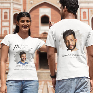 Stijlvol shirt met foto voor en achter voor een ro