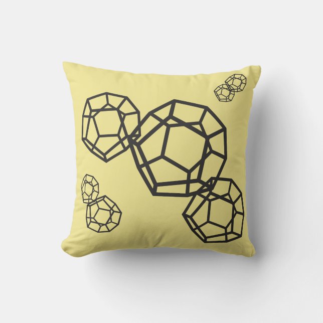 Stijlvol Sierkussen voor magische dodecahedrons (Voorkant)