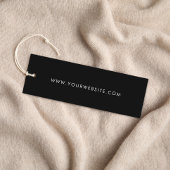 Stijlvol Signature Script Black Hang Label