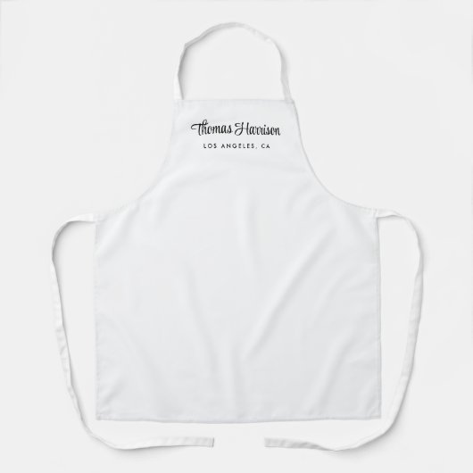 Stijlvol Signature Script Monogram Wit Schort (Voorkant)