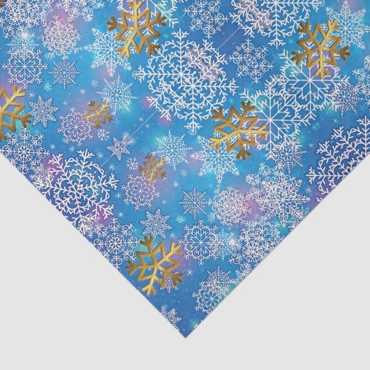 Stijlvol Snowflake Tissuepapier (Detail)