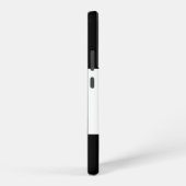 Stijlvol Songbird Black en White Personalized Samsung Galaxy Hoesje (Rechterkant)