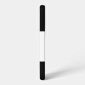 Stijlvol Songbird Black en White Personalized Samsung Galaxy Hoesje (Linkerkant)