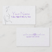 Stijlvol spreken visitekaartje (Voorkant / Achterkant)