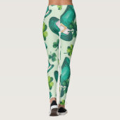 Stijlvol St. Patrick's Day Green Leggings (Achterkant)