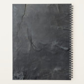 Stijlvol Steenkoolmonogram voor Stedenstonk Planner (Achterkant)