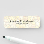 Stijlvol Steenwand Elegant Manuscript Modern Naamplaatje (In situ)