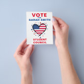 stijlvol Stem voor Class President: HART Flyer (Hand)