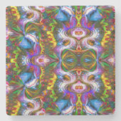 Stijlvol Stenen Onderzetter (Voorkant)