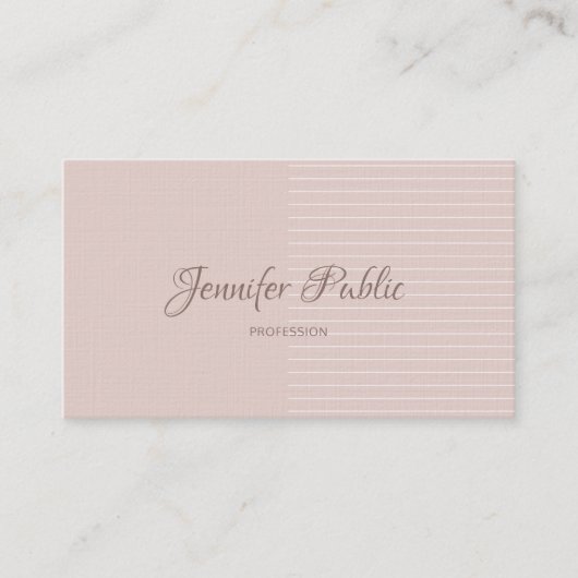 Stijlvol stijlvol design elegante kleuren Luxe Tre Visitekaartje (Voorkant)