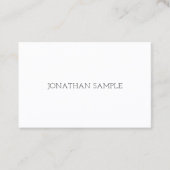 Stijlvol, stijlvol design, modern, rendy, luxe visitekaartje (Voorkant)