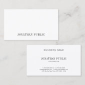 Stijlvol, stijlvol, modern visitekaartje (Voorkant / Achterkant)