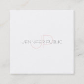 Stijlvol, stijlvol, stijlvol design, stijlvol, lux vierkante visitekaartje (Voorkant)