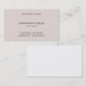 Stijlvol, stijlvol, stijlvol, stijlvol design, pro visitekaartje (Voorkant / Achterkant)