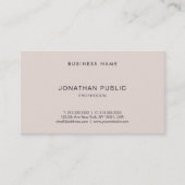 Stijlvol, stijlvol, stijlvol, stijlvol design, pro visitekaartje (Voorkant)