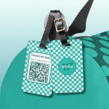 Stijlvol Stippen Design Slimme Dynamische QR-code