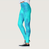 Stijlvol Storm cloud effect blauw Leggings (Links)
