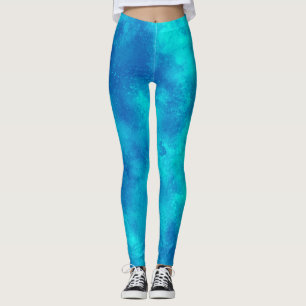 Stijlvol Storm cloud effect blauw Leggings