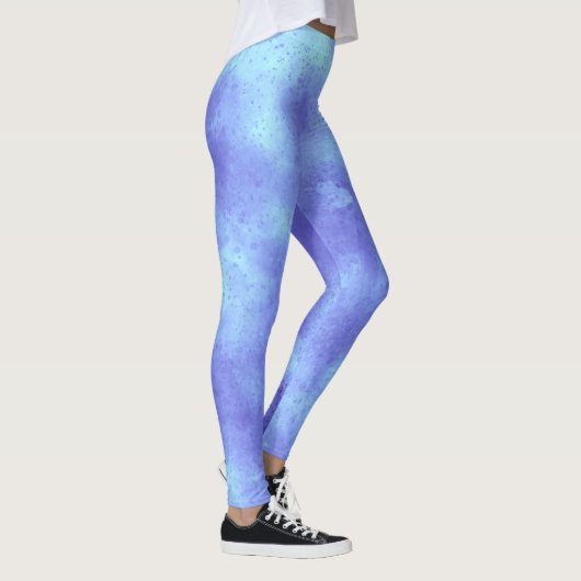 Stijlvol Storm cloud effect blauw Leggings (Rechts)