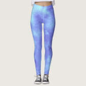 Stijlvol Storm cloud effect blauw Leggings (Voorkant)