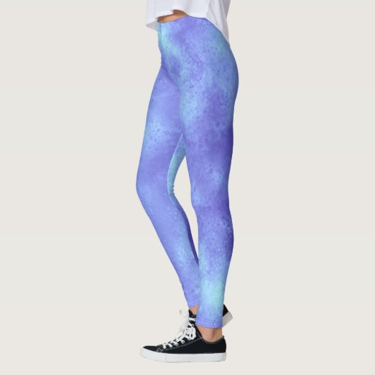 Stijlvol Storm cloud effect blauw Leggings (Links)