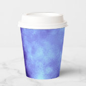 Stijlvol Storm cloud effect blauw Papieren Bekers (Voorkant)