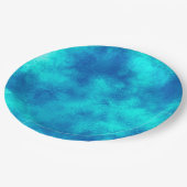 Stijlvol Storm cloud effect blauw Papieren Bordje (Gekanteld)