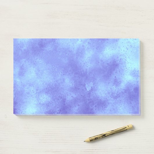 Stijlvol Storm cloud effect blauw Post-it® Notes (Op bureau)