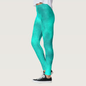 Stijlvol Storm cloud effect Groen Leggings (Links)