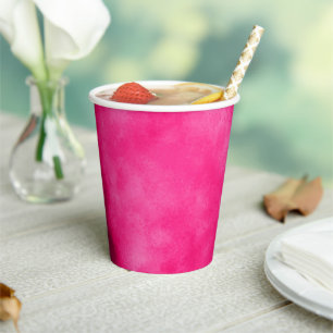 Stijlvol Storm cloud effect Magenta Papieren Bekers