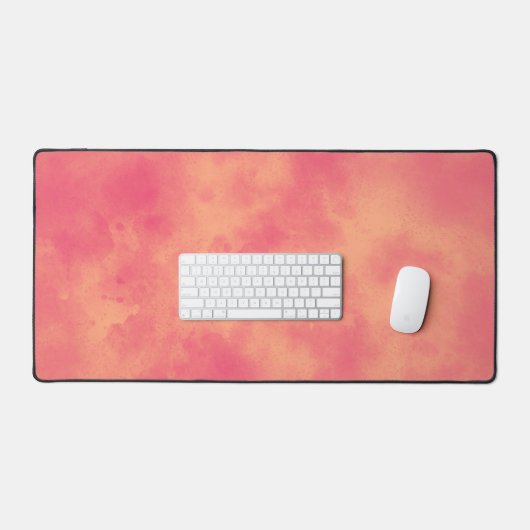 Stijlvol Storm cloud effect Peach Sinaasappel Bureaumat (Keyboard & Muis)