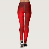 Stijlvol Storm cloud effect Rood Leggings (Achterkant)