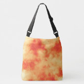 Stijlvol Storm cloud effect sinaasappel Crossbody Tas (Voorkant)