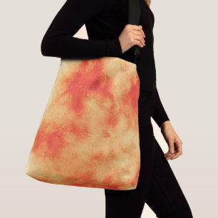 Stijlvol Storm cloud effect sinaasappel Crossbody Tas