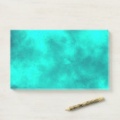 Stijlvol Storm cloud effect smaragdgroen Post-it® Notes (Op bureau)
