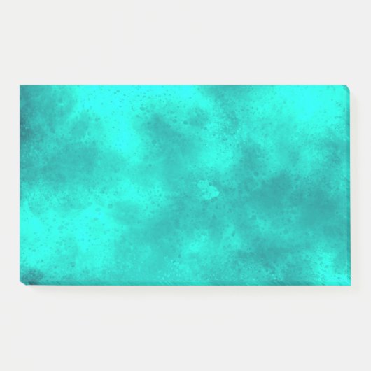 Stijlvol Storm cloud effect smaragdgroen Post-it® Notes (Voorkant)