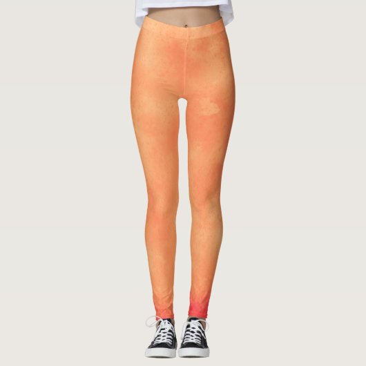 Stijlvol Storm cloud effect Tropisch Leggings (Voorkant)