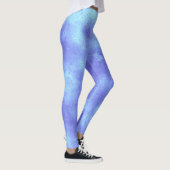 Stijlvol Storm wolk effect Blauw Leggings (Rechts)