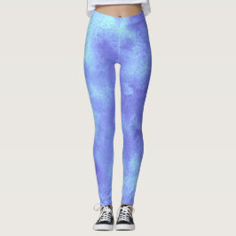 Stijlvol Storm wolk effect Blauw Leggings