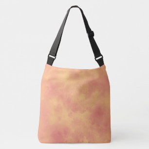 Stijlvol storm wolk effect Oranje Crossbody Tas