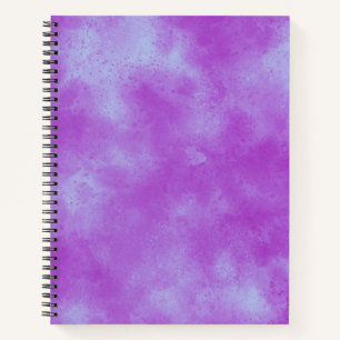 Stijlvol Storm wolk effect patroon paarse Notitieboek