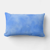 Stijlvol Storm wolk effect patroon pastel blauw Kussen (Voorkant)