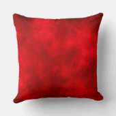 Stijlvol Storm wolk effect patroon Rood Zwart Kussen (Achterkant)