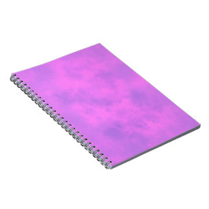 Stijlvol Storm wolk effect patroon roze Notitieboek