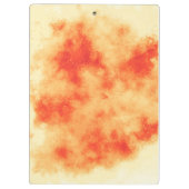 Stijlvol Storm wolk effect patroon Sinaasappel Klembord (Achterkant)