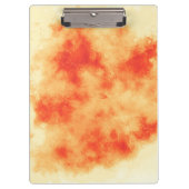 Stijlvol Storm wolk effect patroon Sinaasappel Klembord (Voorkant)