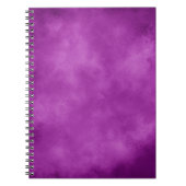 Stijlvol Storm wolk effect patroon violet Notitieboek (Voorkant)