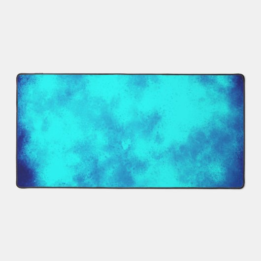 Stijlvol Stormen wolkeneffect blauw Bureaumat (Voorkant)