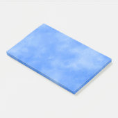 Stijlvol Stormen wolkeneffect blauw Post-it® Notes (Schuin)