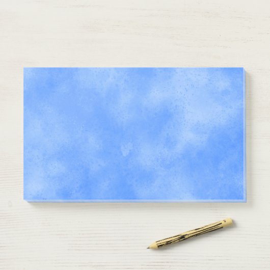 Stijlvol Stormen wolkeneffect blauw Post-it® Notes (Op bureau)